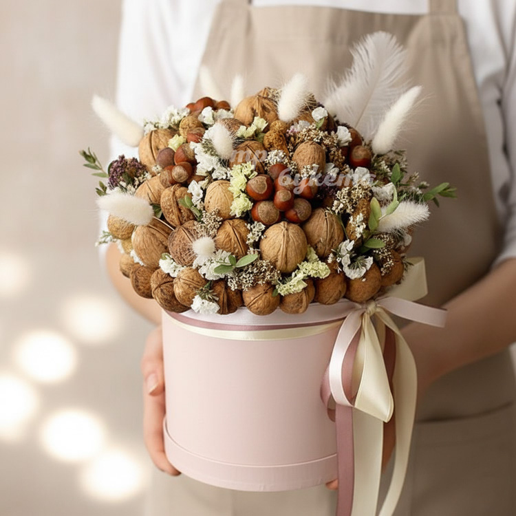 Орехи на новый год в коробке