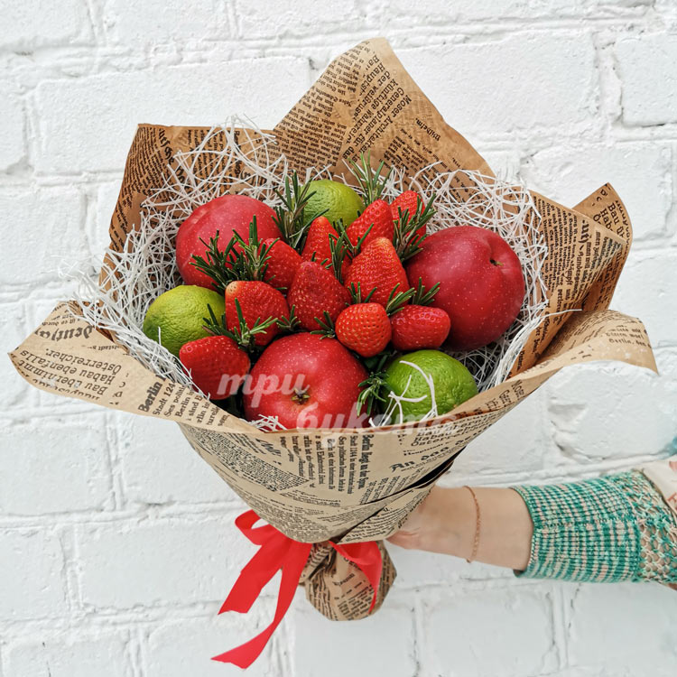 Букет из клубники и лаймов (доп. фото)